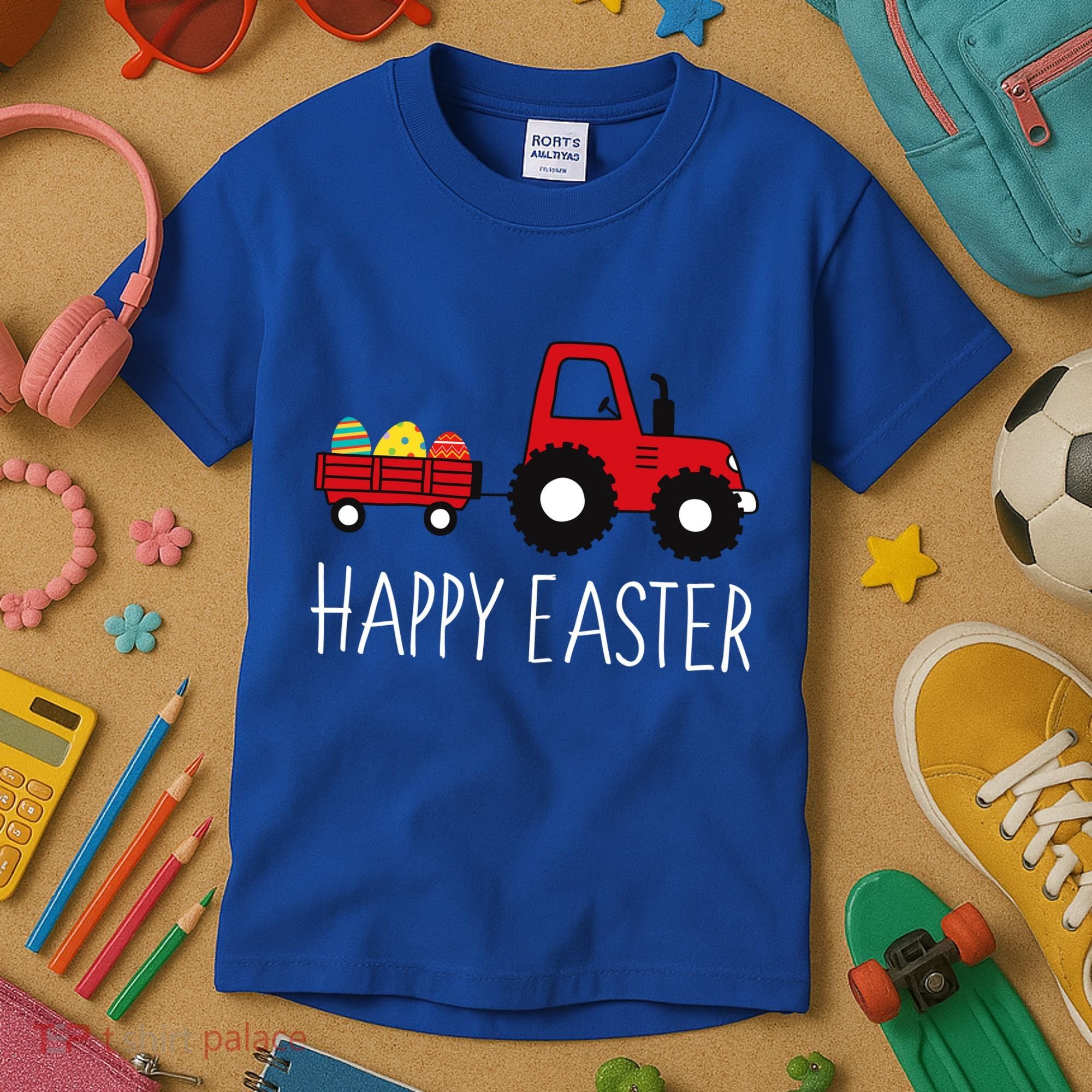 Happy Easter Truck Kids T-Shirt