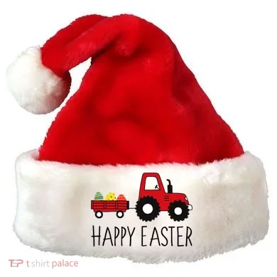 Happy Easter Truck Santa Hat