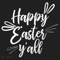 Happy Easter Y'all Bunny Ears Women's Sweatshirt thumb 2