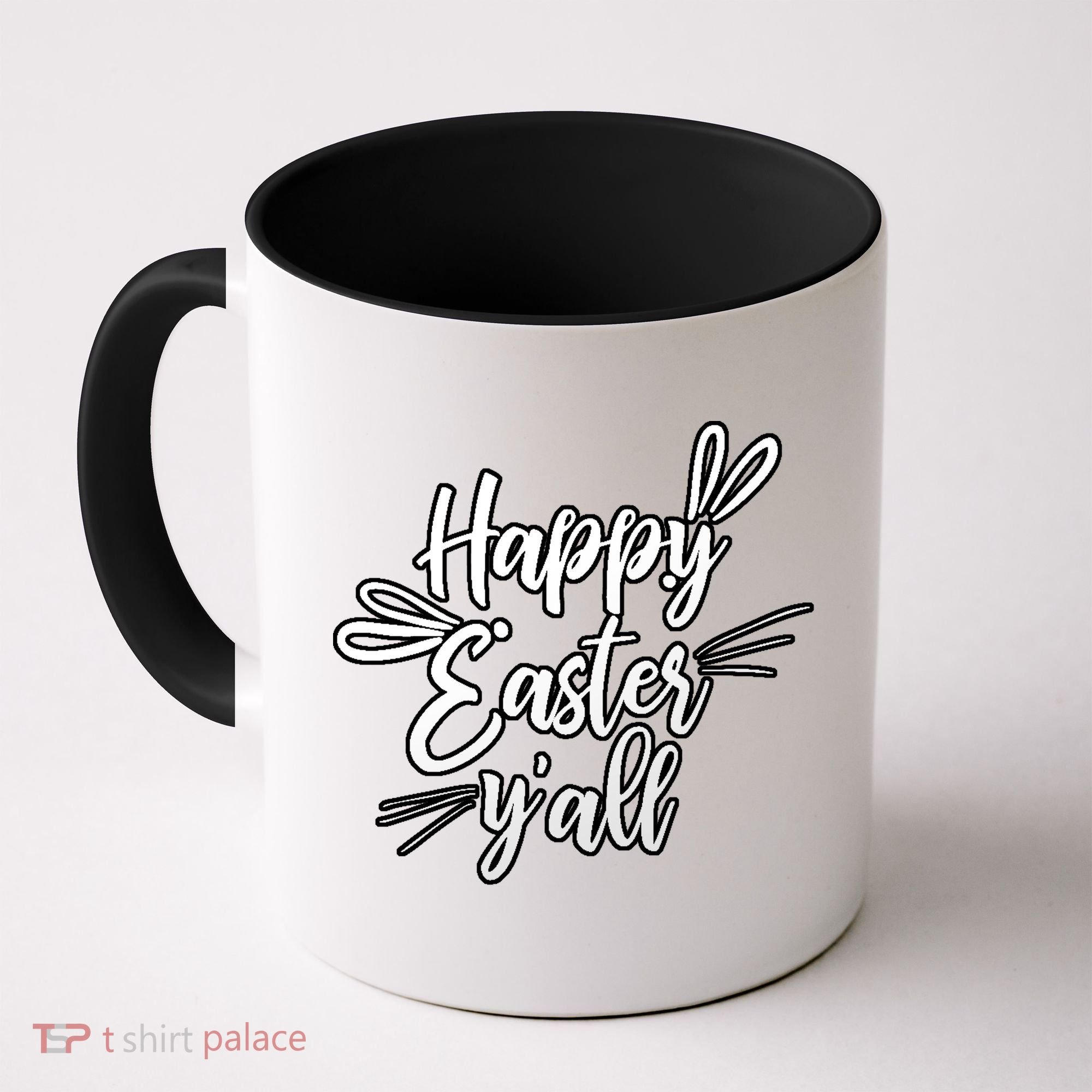 Happy Easter Y'all Bunny Ears Coffee Mug