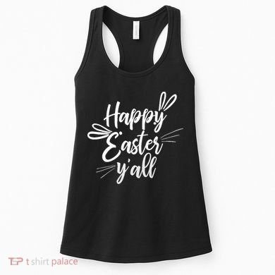 Happy Easter Y'all Bunny Ears Women's Tank Top