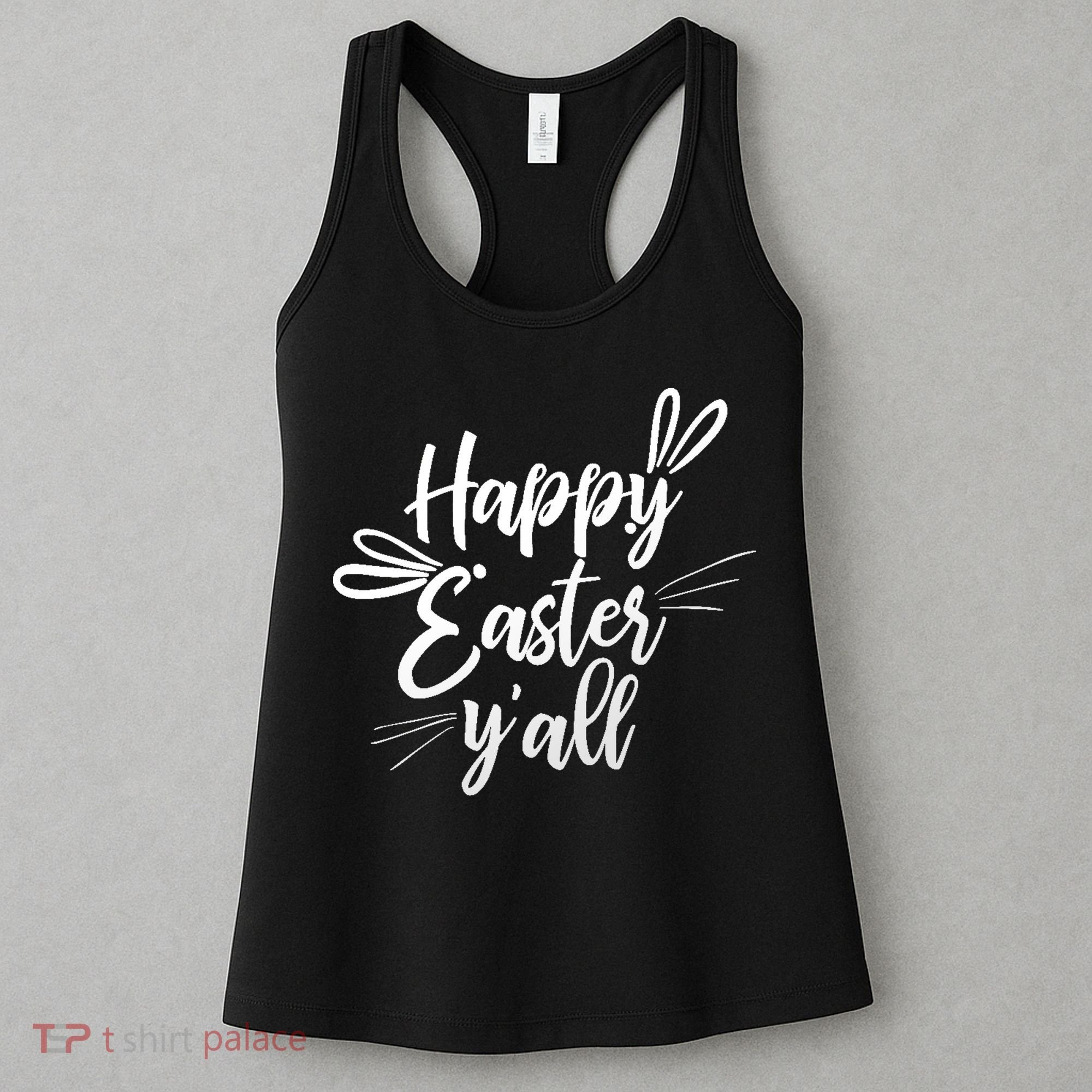 Happy Easter Y'all Bunny Ears Women's Tank Top