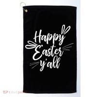 Happy Easter Y'all Bunny Ears Golf Towel thumb 0