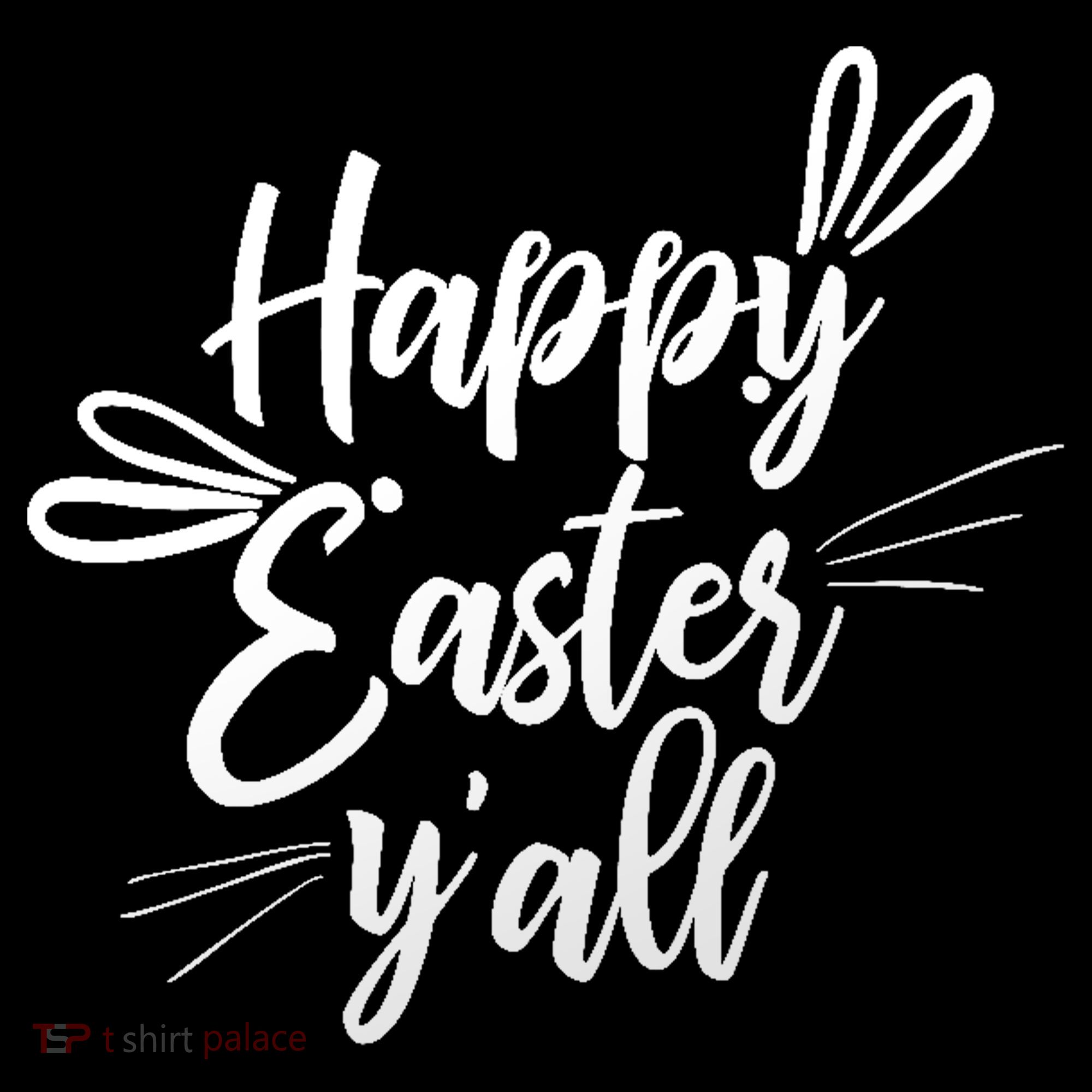 Happy Easter Y'all Bunny Ears Visor