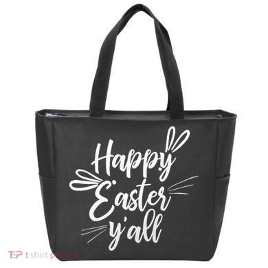 Happy Easter Y'all Bunny Ears Tote Bag