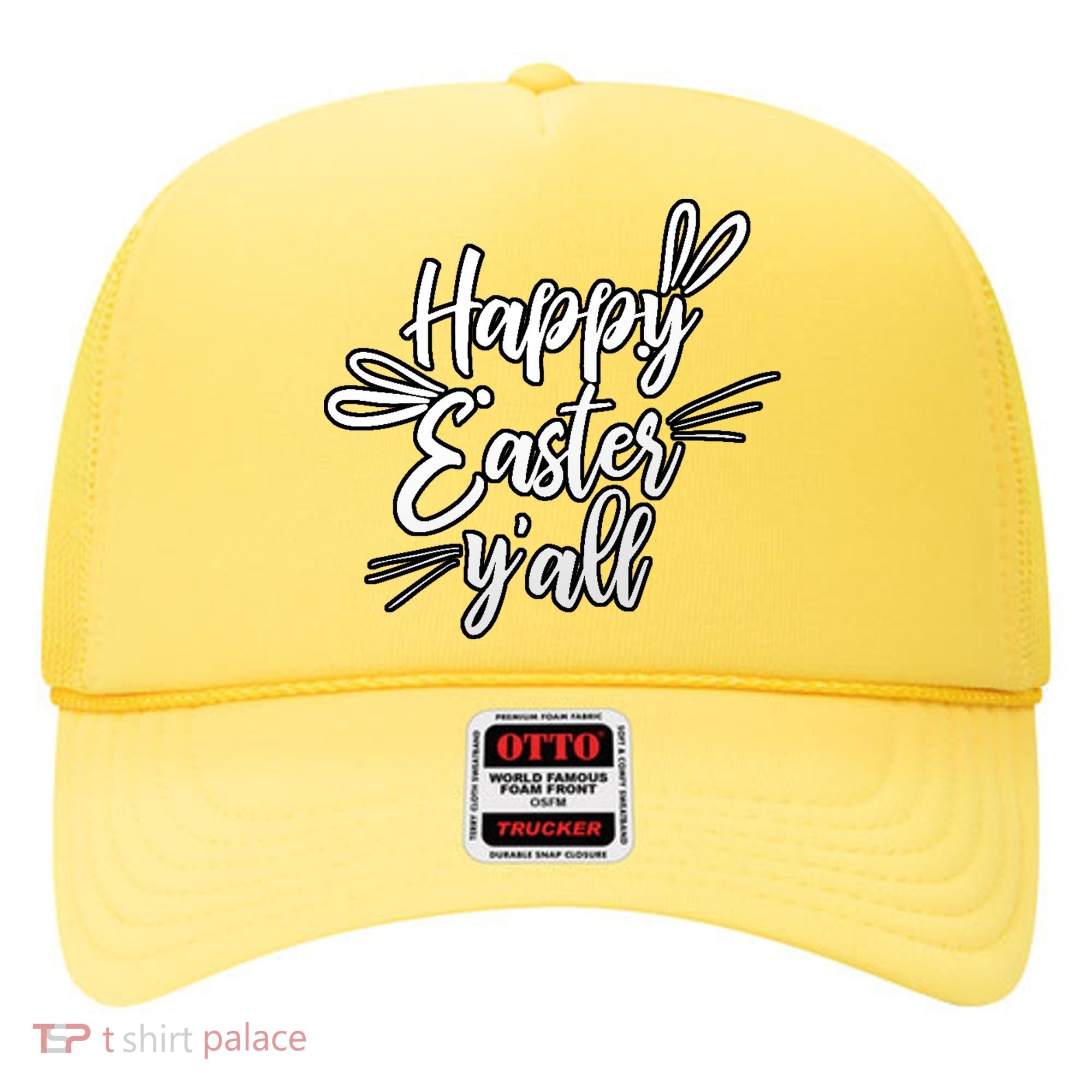 Happy Easter Y'all Bunny Ears Hat