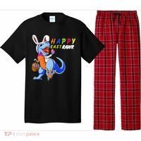 Happy EastRawar T-Rex Dino Easter Eggs Pajama Set thumb 0