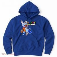 Happy EastRawar T-Rex Dino Easter Eggs Hoodie thumb 0