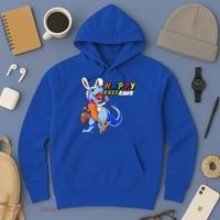 Happy EastRawar T-Rex Dino Easter Eggs Hoodie thumb 3