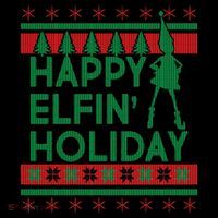 Happy Elfin' Holiday Ugly Christmas Coffee Mug thumb 5