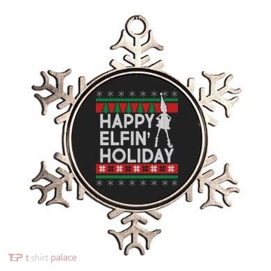 Happy Elfin' Holiday Ugly Christmas Ornament