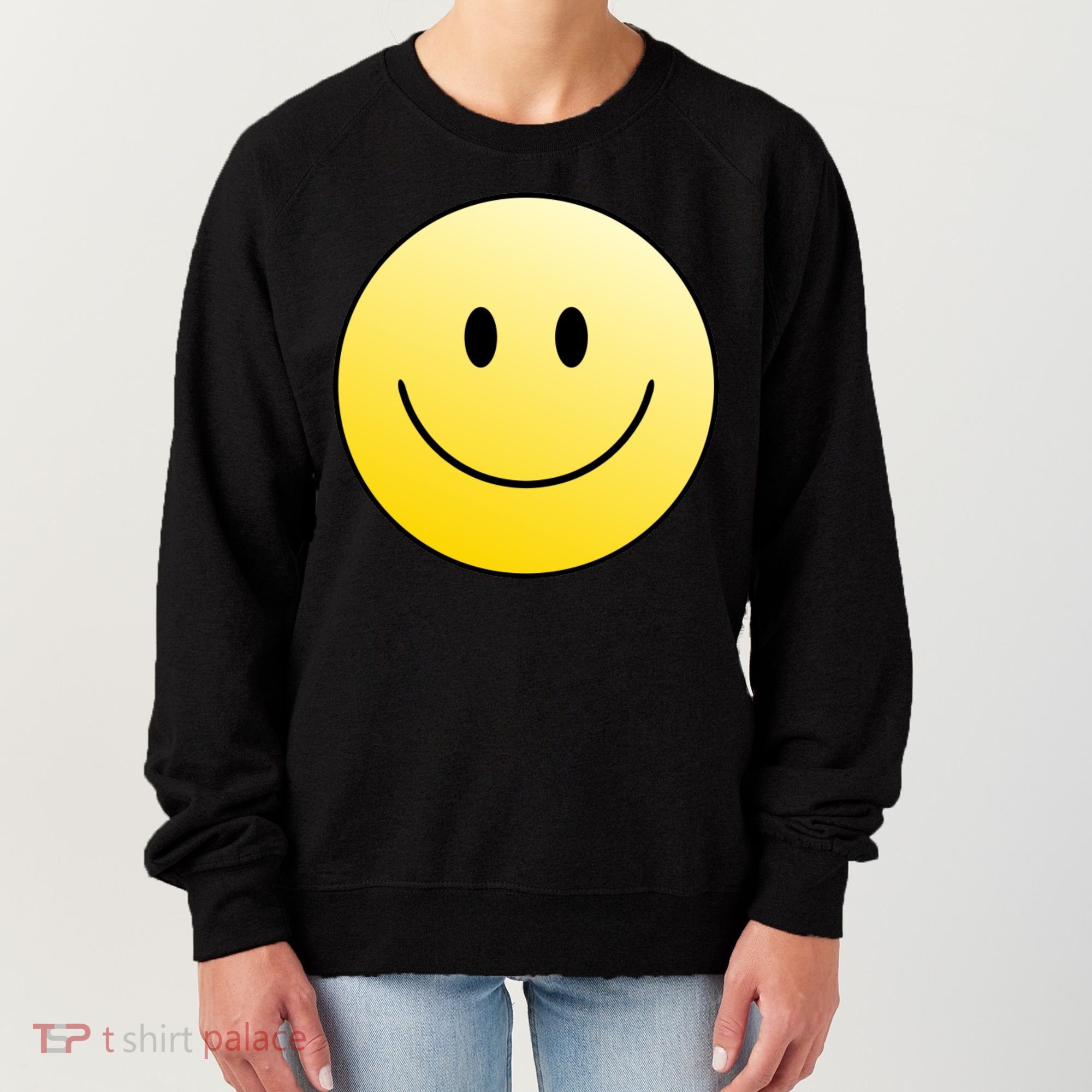 Happy Face Circle Women's Sweatshirt