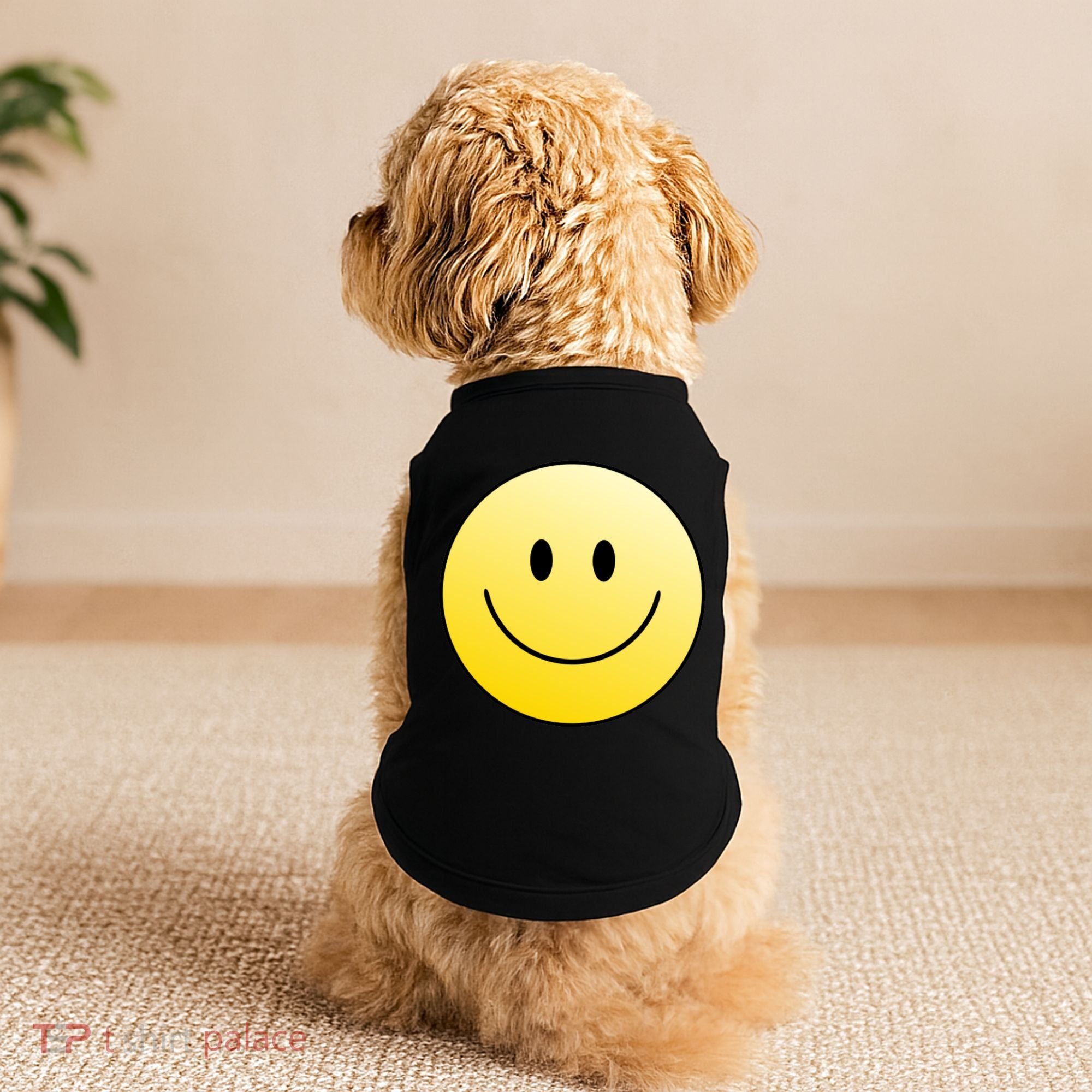 Happy Face Circle Doggie Tank