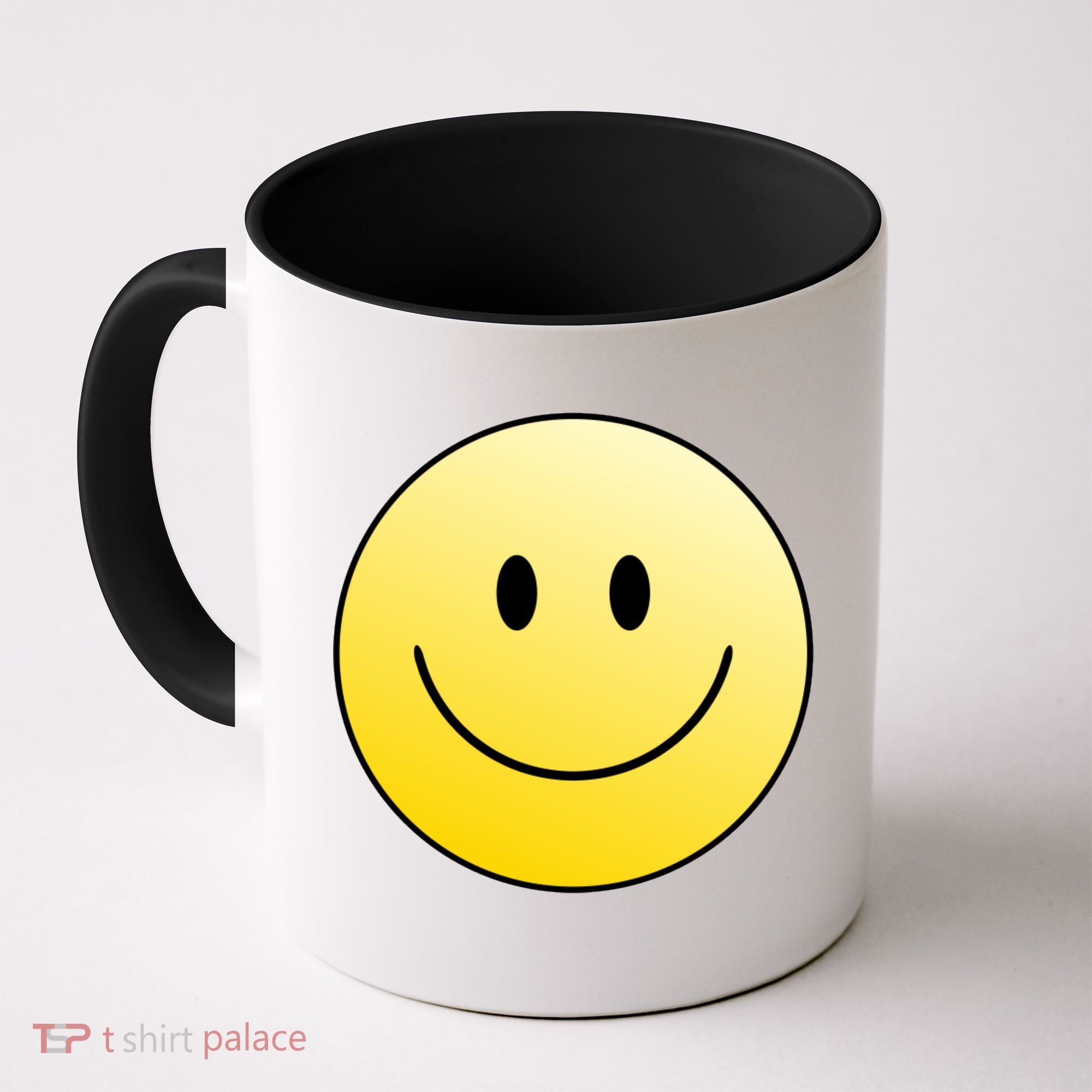 Happy Face Circle Coffee Mug