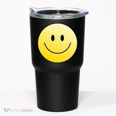 Happy Face Circle Tumbler