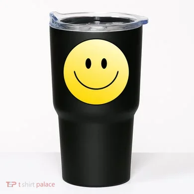 Happy Face Circle Tumbler