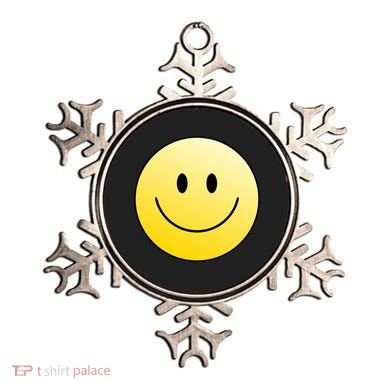 Happy Face Circle Ornament
