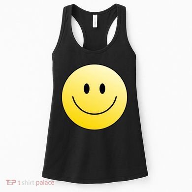 Happy Face Circle Women's Tank Top