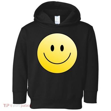Happy Face Circle Toddler Hoodie