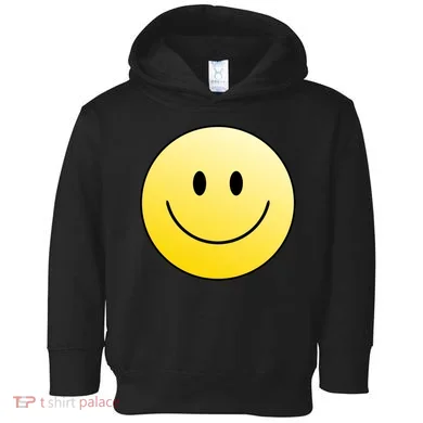 Happy Face Circle Toddler Hoodie