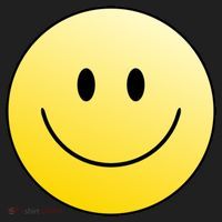 Happy Face Circle Golf Towel thumb 3