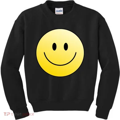 Happy Face Circle Kids Sweatshirt