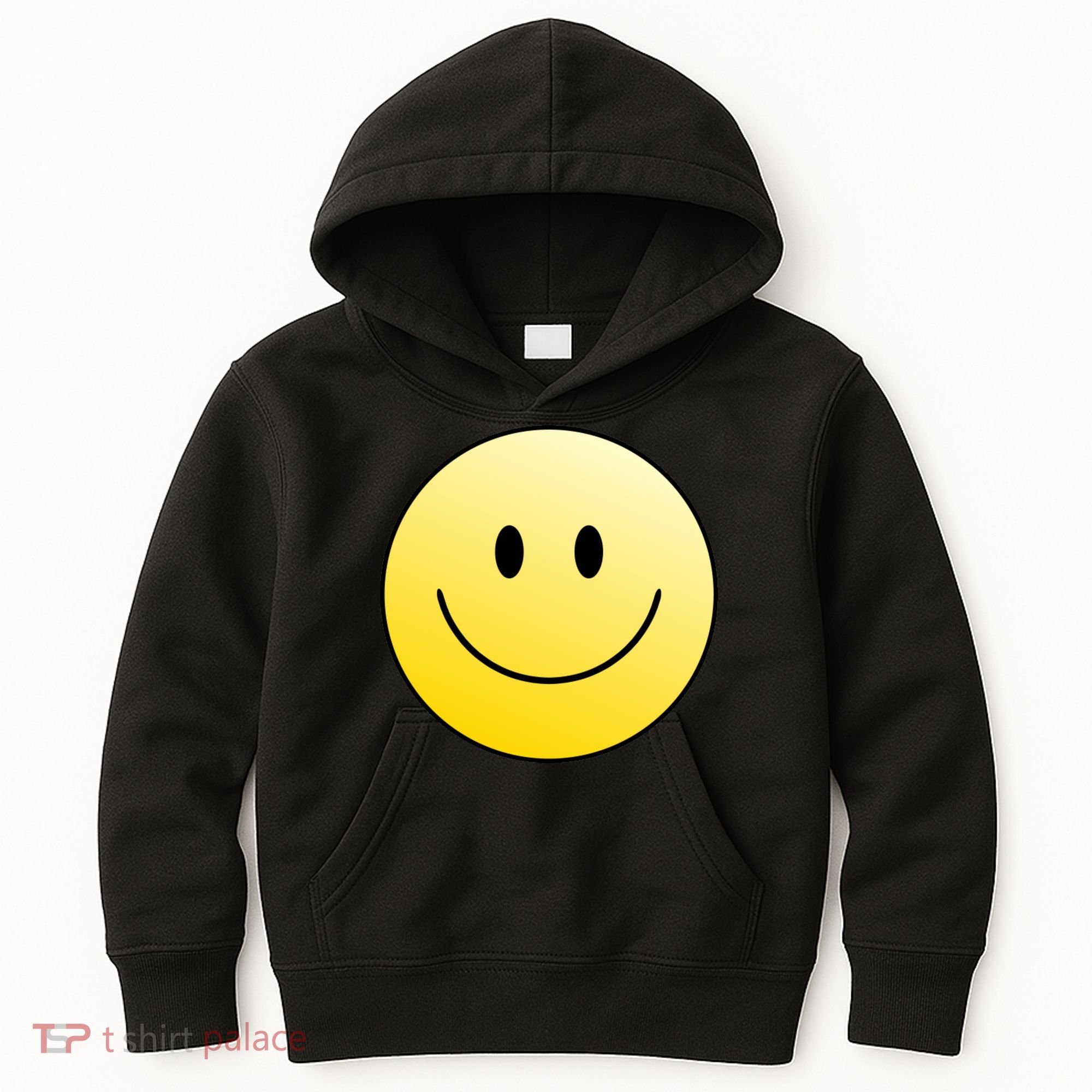 Happy Face Circle Kids Hoodie