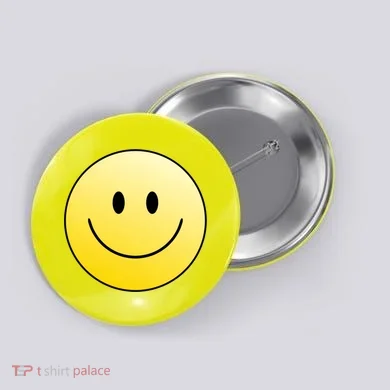 Happy Face Circle Button