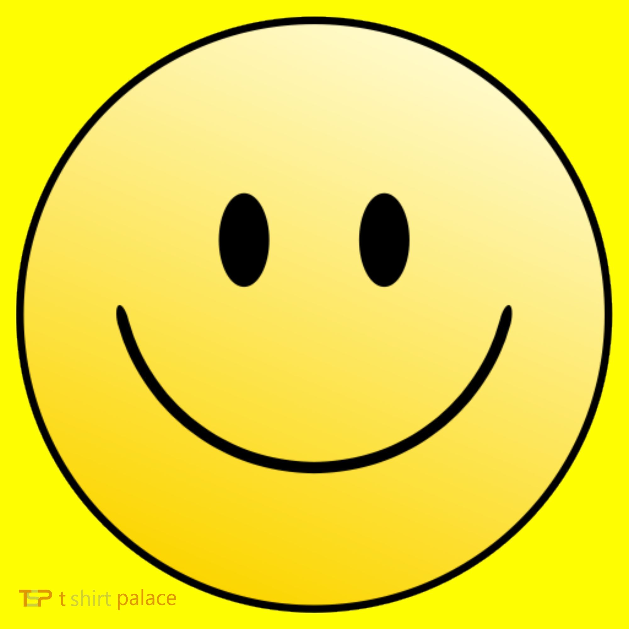 Happy Face Circle Button