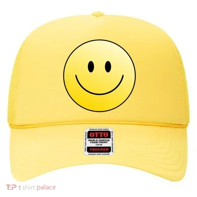 Happy Face Circle Hat