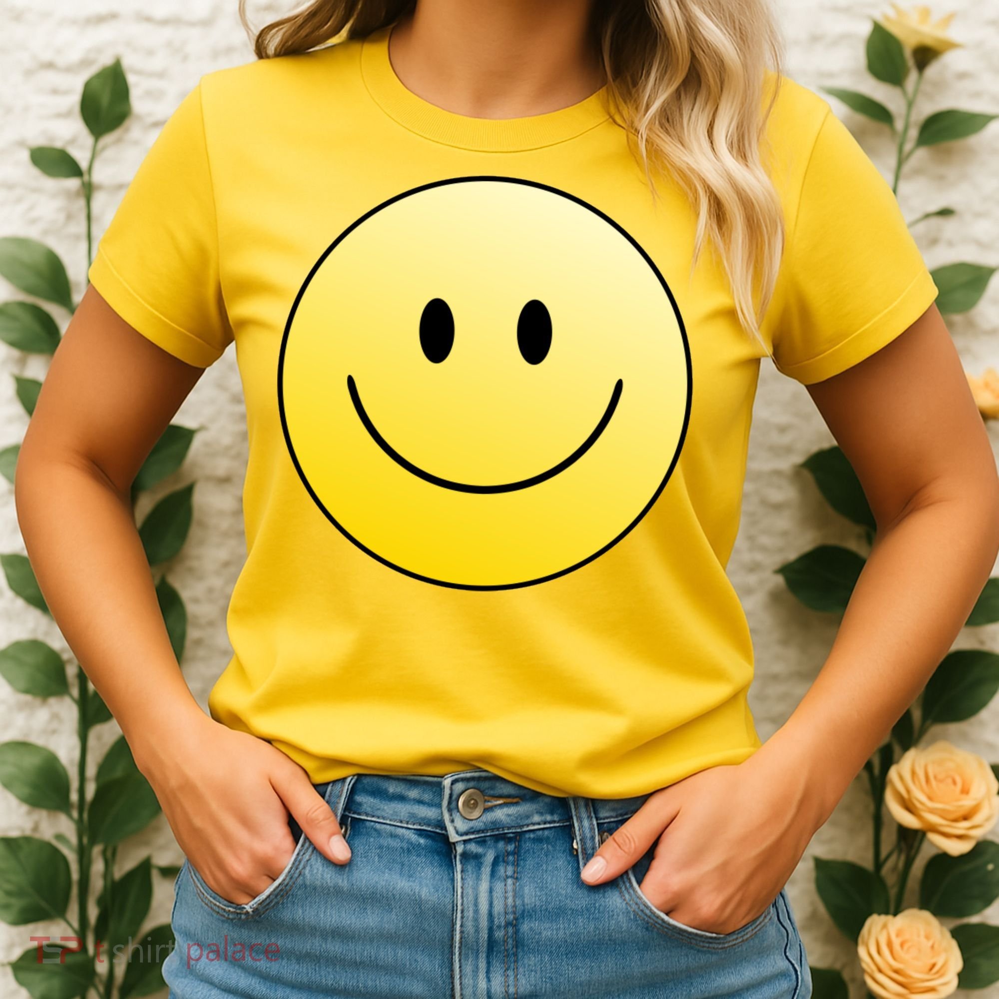 Happy Face Circle Women's T-Shirt