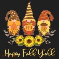 Happy Fall Y'all Cute Autumn Gnomes Tumbler thumb 3