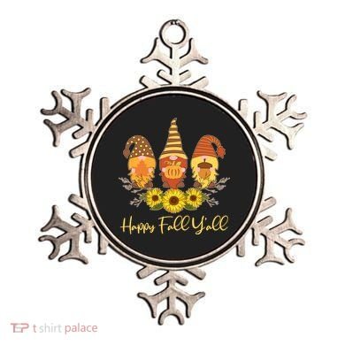 Happy Fall Y'all Cute Autumn Gnomes Ornament