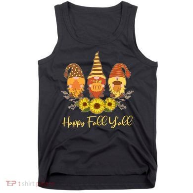 Happy Fall Y'all Cute Autumn Gnomes Tank Top