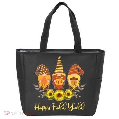 Happy Fall Y'all Cute Autumn Gnomes Tote Bag