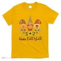 Happy Fall Y'all Cute Autumn Gnomes T-Shirt thumb 0
