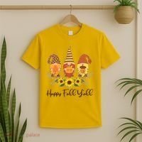 Happy Fall Y'all Cute Autumn Gnomes T-Shirt thumb 2