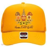 Happy Fall Y'all Cute Autumn Gnomes Hat thumb 0