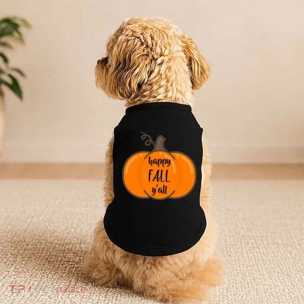 Happy Fall Y'all Pumpkin  Doggie Tank