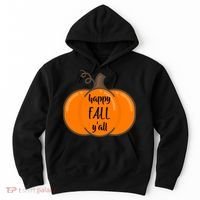 Happy Fall Y'all Pumpkin  Hoodie thumb 0