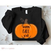 Happy Fall Y'all Pumpkin  Sweatshirt thumb 2