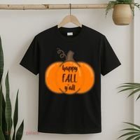 Happy Fall Y'all Pumpkin  T-Shirt thumb 2