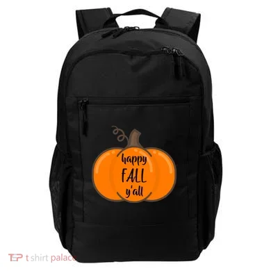 Happy Fall Y'all Pumpkin Backpack