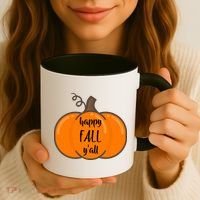 Happy Fall Y'all Pumpkin  Coffee Mug thumb 3