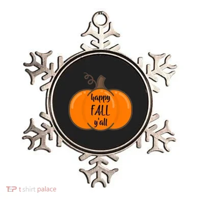 Happy Fall Y'all Pumpkin  Ornament