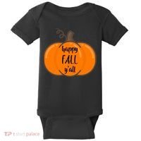 Happy Fall Y'all Pumpkin  Baby Bodysuit thumb 0
