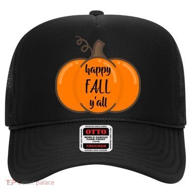 Happy Fall Y'all Pumpkin  Hat