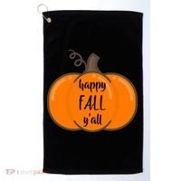 Happy Fall Y'all Pumpkin  Golf Towel thumb 0
