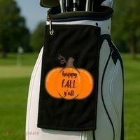 Happy Fall Y'all Pumpkin  Golf Towel thumb 2
