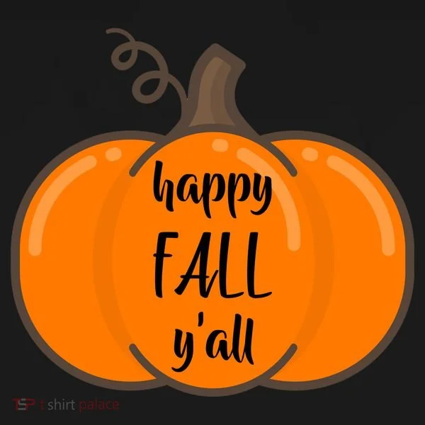 Happy Fall Y'all Pumpkin  Kids Long Sleeve Shirt